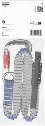 Bosch PRO 重掛繩 16 公斤，1 個登山扣，1 個扁平繩環.